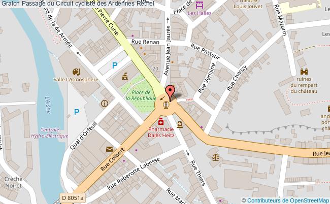 plan Étape Du Circuit Cycliste Des Ardennes Rethel