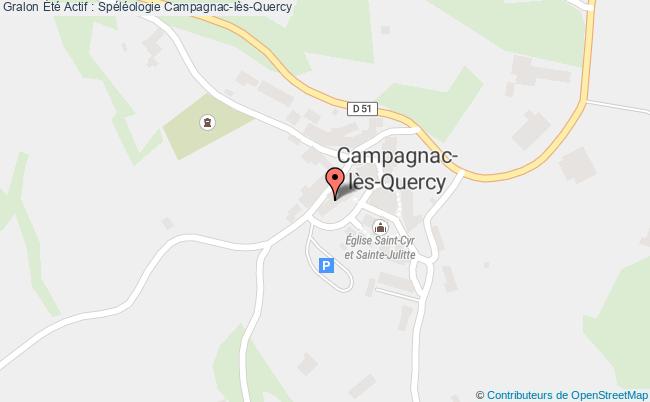 plan Été Actif : Spéléologie Campagnac-lès-Quercy