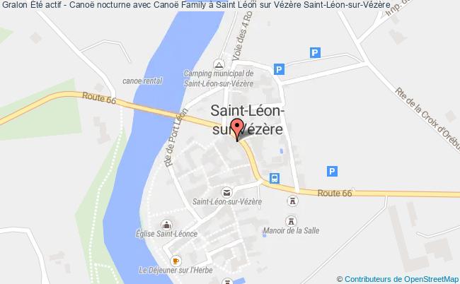 plan Été Actif - Canoë Nocturne Avec Canoë Family à Saint Léon Sur Vézère Saint-Léon-sur-Vézère