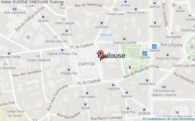 plan EugÈne OnÉguine Toulouse