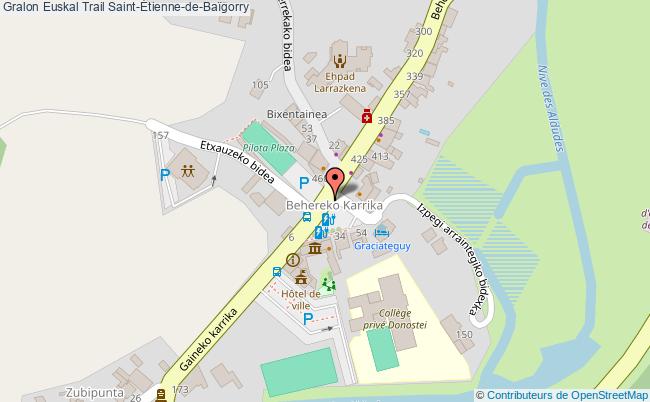 plan Euskal Trail Saint-Etienne-de-Baïgorry
