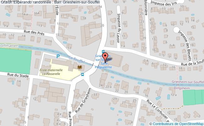 plan Expérando Randonnée : Offwiller Griesheim-sur-Souffel