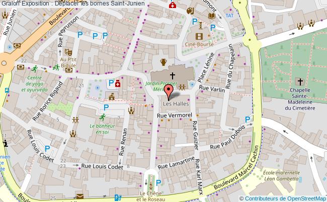 plan Exposition : Déplacer Les Bornes Saint-Junien