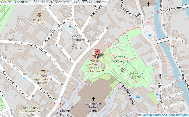 plan Exposition : Léon-mathieu Cochereau (1793-1817) Chartres