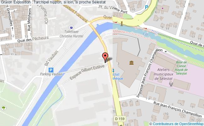 plan Exposition : Sur Les Chemins Sélestat