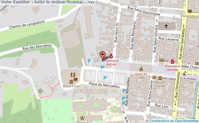 plan Exposition « Autour Du Douanier Rousseau » Nay