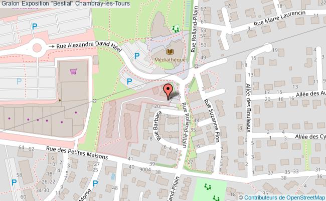 plan Exposition "bestial" Chambray-les-Tours