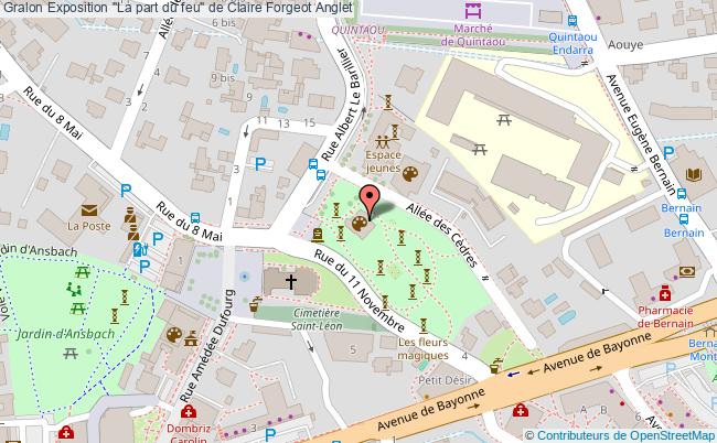 plan Exposition "la Part Du Feu" De Claire Forgeot Anglet