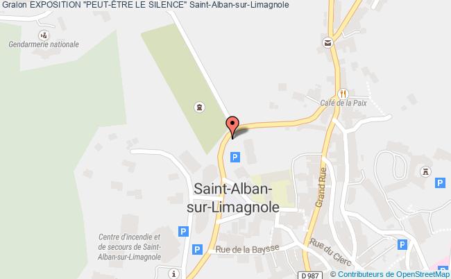 plan Exposition "peut-Être Le Silence" Saint-Alban-sur-Limagnole