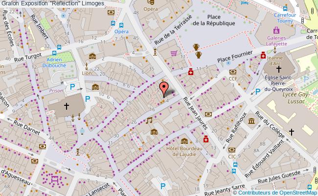 plan Exposition "reflection" Limoges