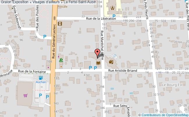 plan Exposition « Visages D’ailleurs » La Ferté-Saint-Aubin