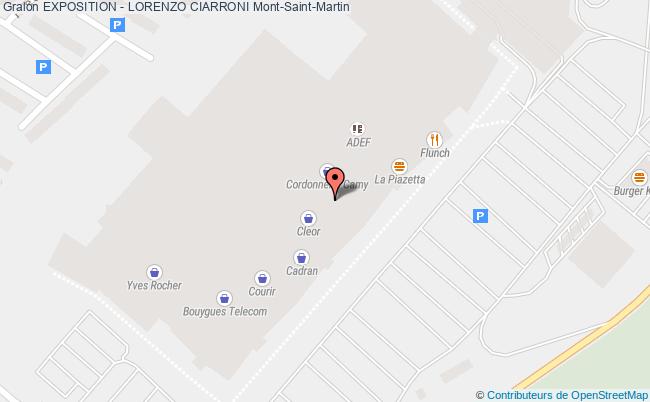 plan Exposition - Bruno Bourlé Mont-Saint-Martin
