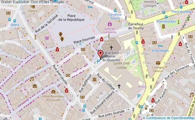 plan Exposition Clos D'elles Limoges