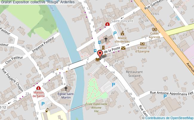 plan Exposition Collective "rouge" Ardentes