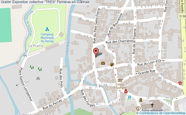 plan Exposition Collective "trÈs" Treilles-en-Gâtinais