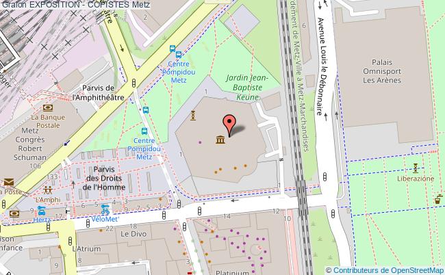 plan Exposition - Copistes Metz