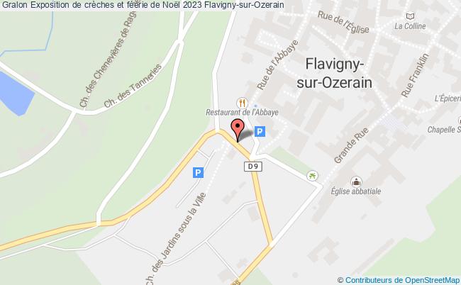 plan Exposition De Crèches Et Féerie De Noël 2024 Flavigny-sur-Ozerain