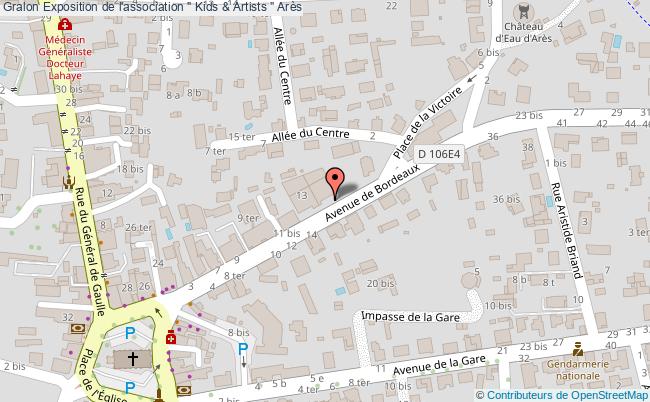 plan Exposition De L'association " Kids & Artists " Arès