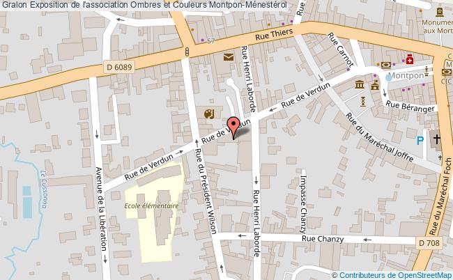 plan Exposition De L'association Ombres Et Couleurs Montpon-Ménestérol