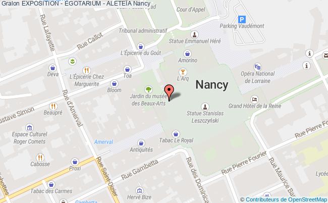 plan Exposition - Egotarium - AleteÏa Nancy
