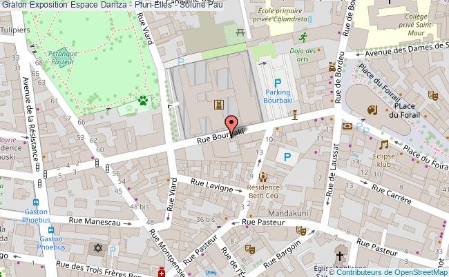 plan Exposition Espace Dantza - Pluri-elles - Solune Pau