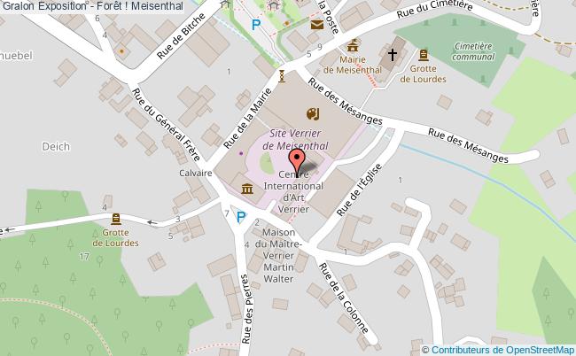 plan Exposition - Forêt ! Meisenthal