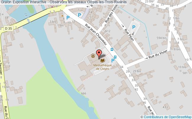 plan Exposition Interactive - Observons Les Oiseaux Cloyes-sur-le-Loir