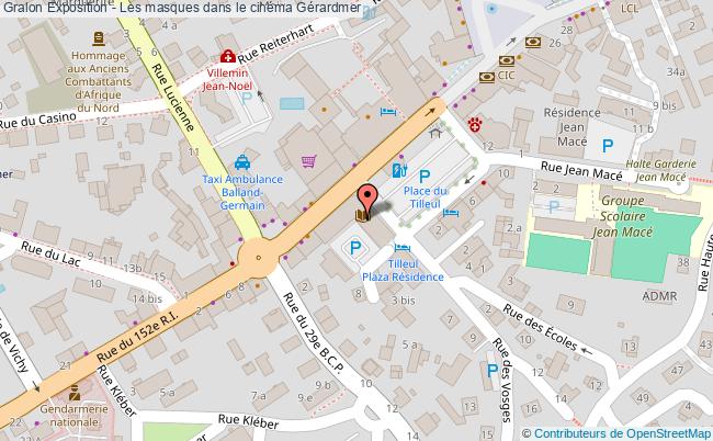 plan Exposition - Les Masques Dans Le Cinéma Gérardmer