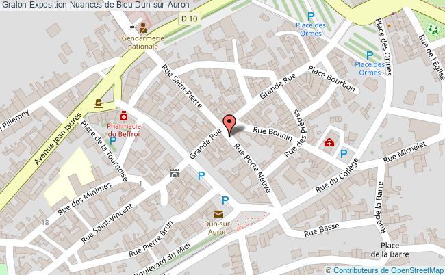 plan Exposition Nuances De Bleu Dun-sur-Auron