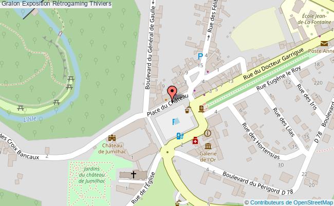 plan Exposition Rétrogaming Thiviers