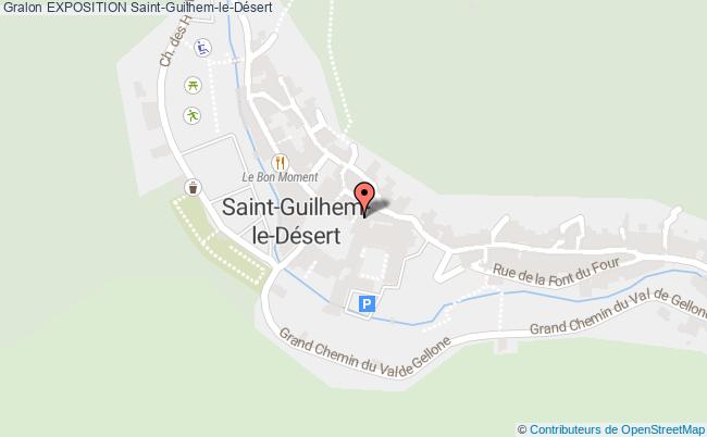 plan Exposition Saint-Guilhem-le-Désert