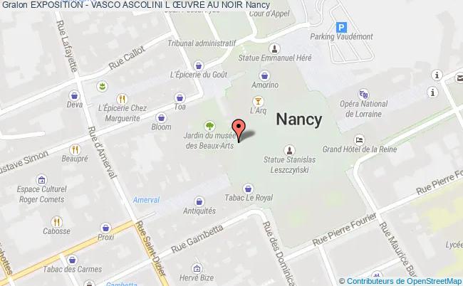 plan Exposition - Vasco Ascolini L Œuvre Au Noir Nancy
