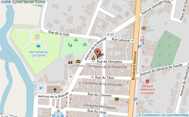 plan Eymet Danser Eymet