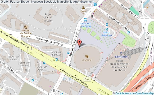 plan Fabrice Eboué - Nouveau Spectacle Marseille