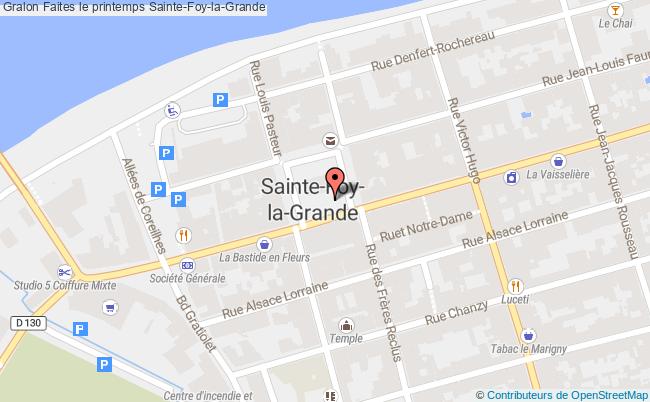 plan Faites Le Printemps Sainte-Foy-la-Grande