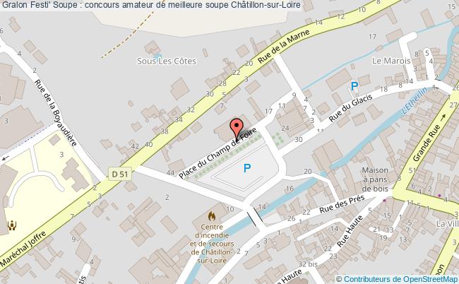 plan Festi' Soupe : Concours Amateur De La Meilleure Soupe Châtillon-sur-Loire