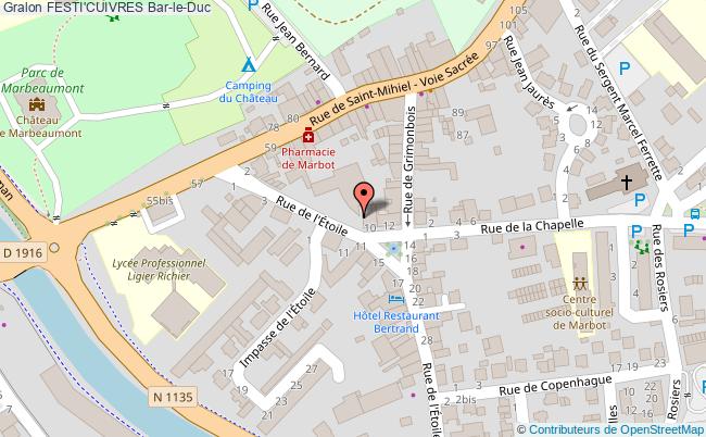 plan Festi'cuivres Bar-le-Duc