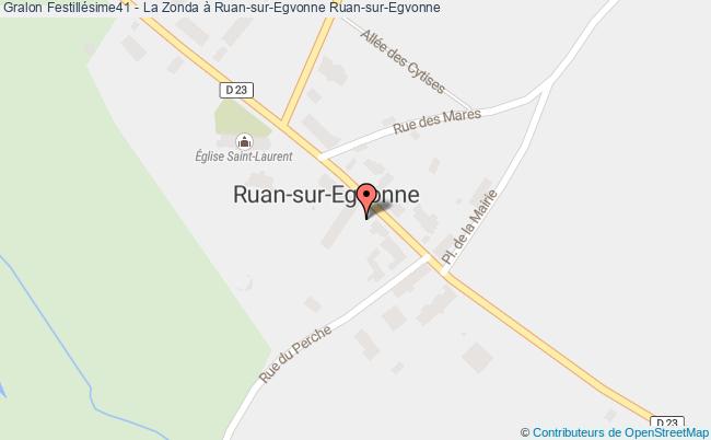 plan Festillésime41 - La Zonda à Ruan-sur-egvonne Ruan-sur-Egvonne