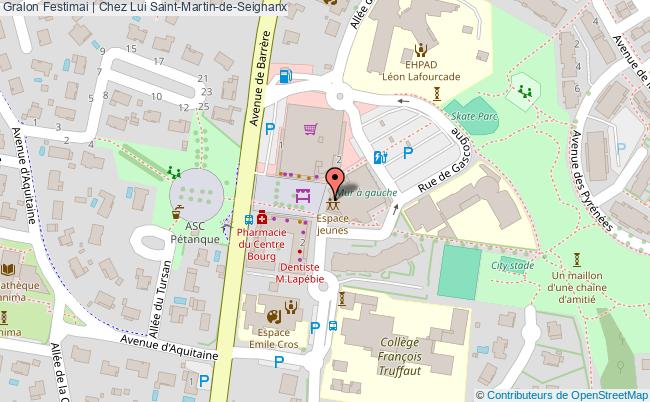 plan Festimai | Chez Lui Saint-Martin-de-Seignanx