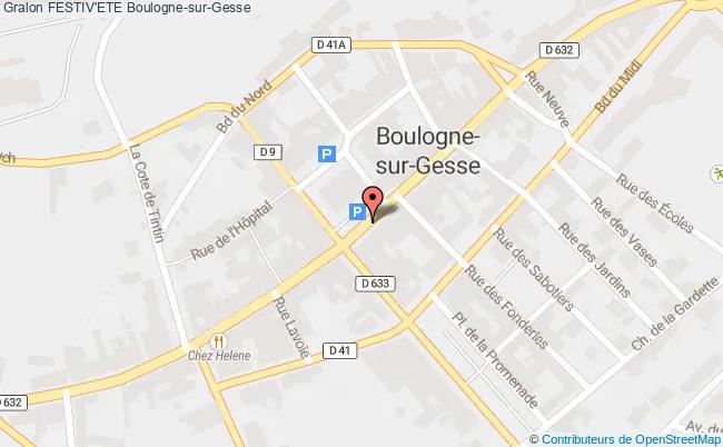 plan Festiv'ete Boulogne-sur-Gesse