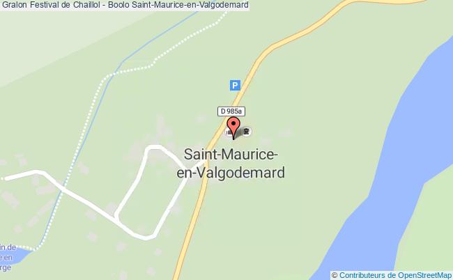 plan Festival De Chaillol - Boolo Saint-Maurice-en-Valgodemard
