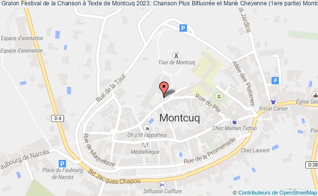 plan Festival De La Chanson à Texte De Montcuq 2023 : Danzin En Trio "les Tours D'ivoire" Montcuq