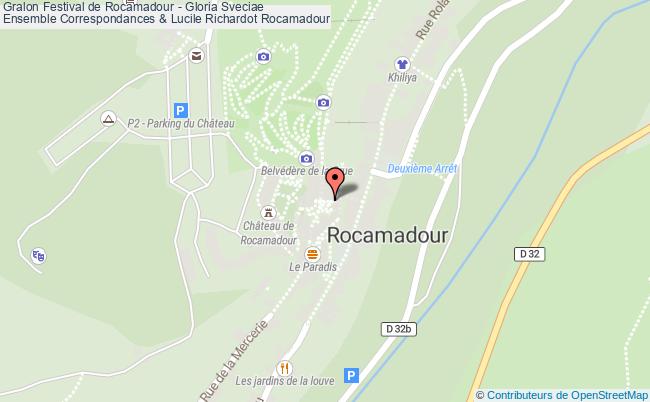 plan Festival De Rocamadour - Gloria Sveciae
Ensemble Correspondances & Lucile Richardot Rocamadour