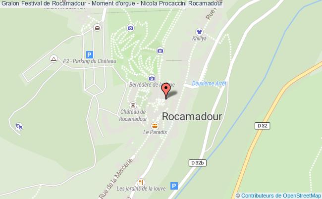 plan Festival De Rocamadour - Moment D'orgue - Nicola Procaccini Rocamadour