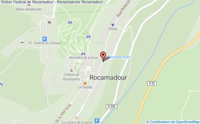 plan Festival De Rocamadour - Renaissances Rocamadour