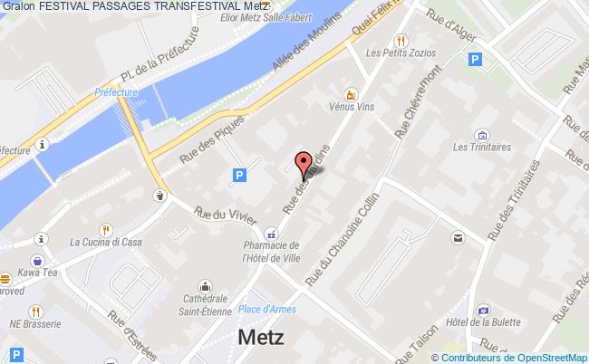 plan Festival Passages Transfestival Metz