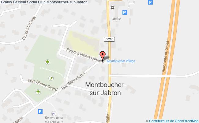 plan Festival Social Club Montboucher-sur-Jabron