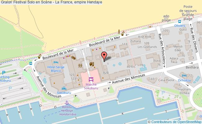 plan Festival Solo En Scène - La France, Empire Hendaye