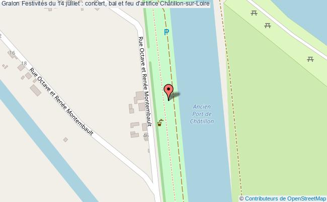 plan Festivités Du 14 Juillet : Concert, Bal Et Feu D'artifice Châtillon-sur-Loire