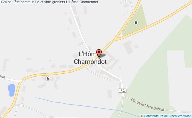 plan Fête Communale Et Vide-greniers L'Hôme-Chamondot